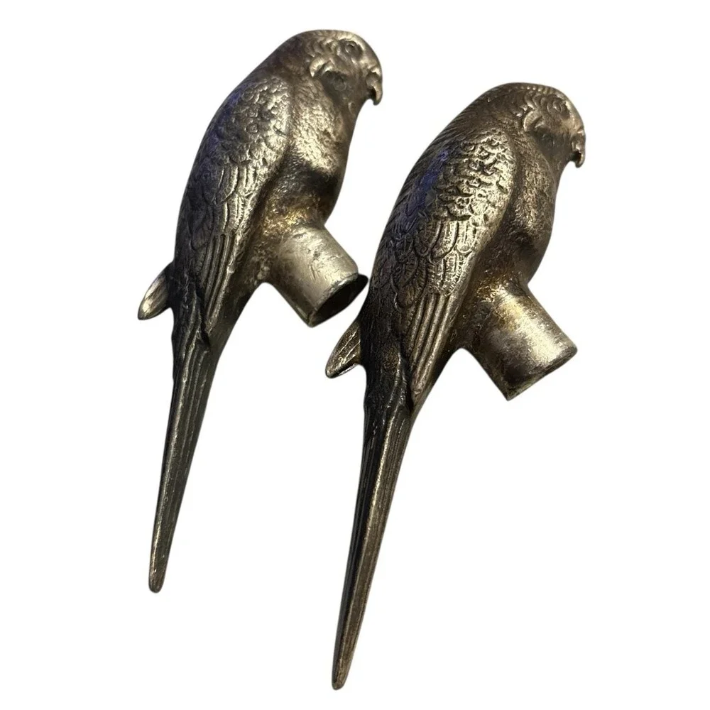 VTG‎ Weidlich Bros Silverplate Parrots Salt and Pepper Set WB Mfg Co Collectible